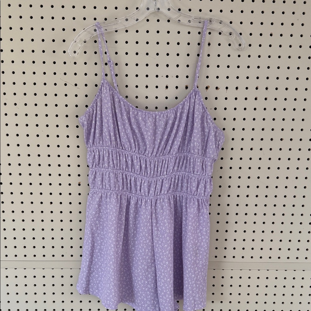 Divided Lavender Camisole Top